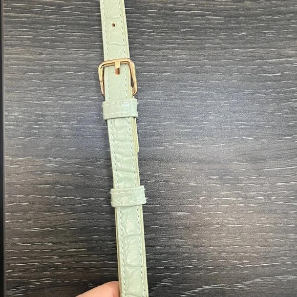 Top Shop Woven Wood Bag - Picture 6 of 11